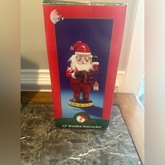 12” Kurt Adler wooden Santa Nutcracker with Tags. - Picture 2 of 9